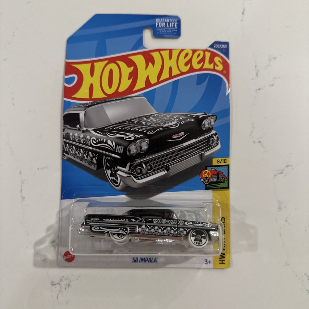 2022 NEW Hot Wheels '58 Impala, HW Art Cars (Treasure Hunt!) CLASSIC!